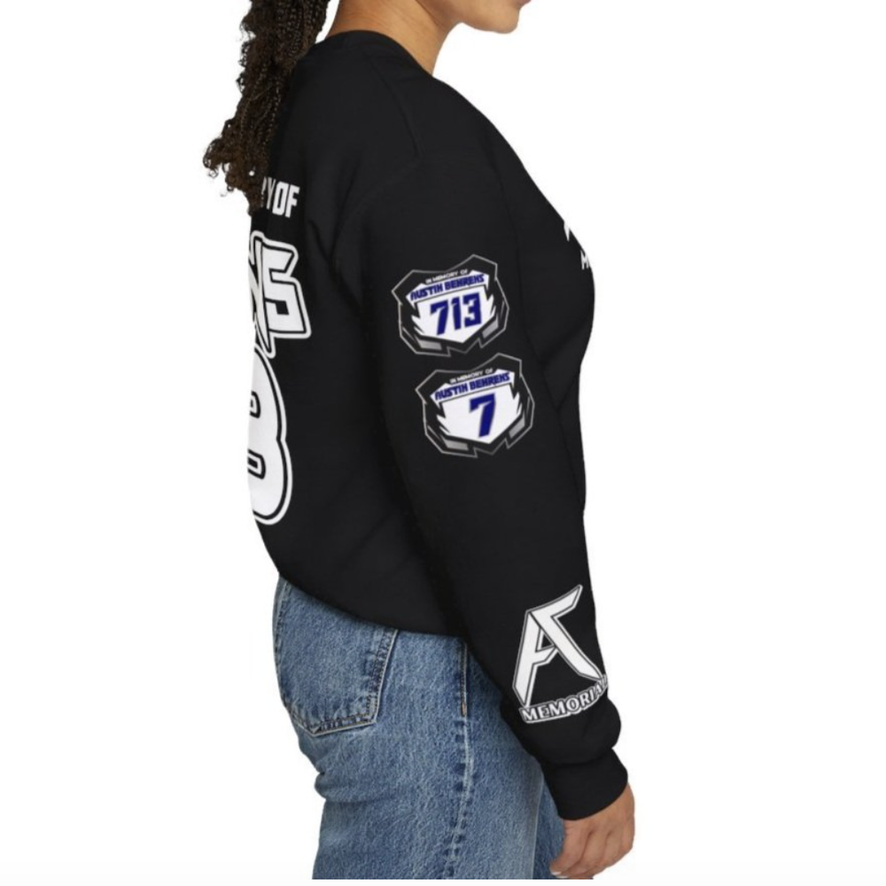Behrens 713 Adult SweatShirt with Sleeve A7 Memorial Plate